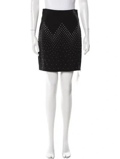 Pre-owned Barbara Bui Graphic Print Mini Skirt In Multi