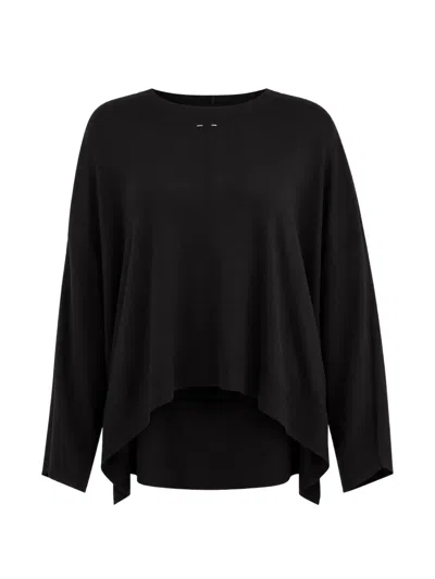 Barbara Bui High-low Hem Sweater In Black