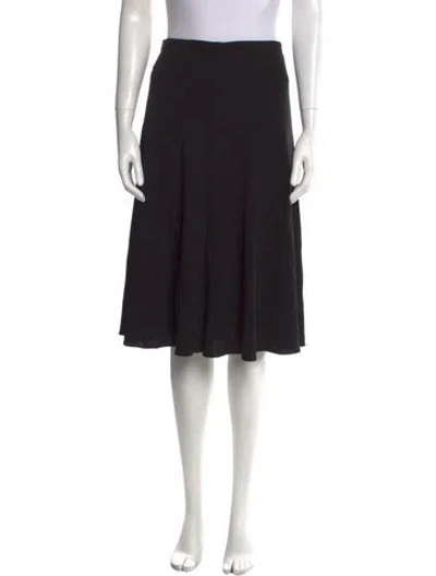 Pre-owned Barbara Bui Knee-length Skirt In Black