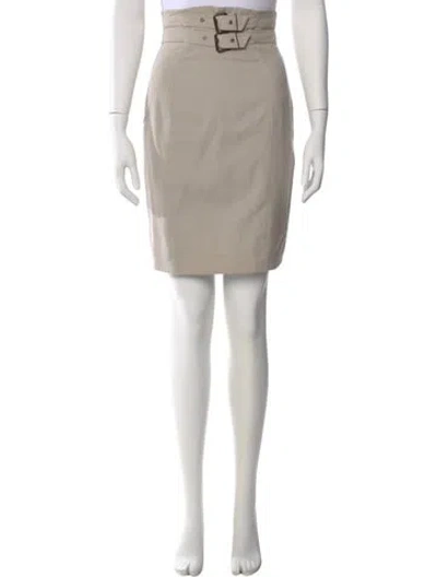 Pre-owned Barbara Bui Knee-length Skirt In Gray