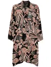 Barbara Bui Leaf-print Jacket In Black
