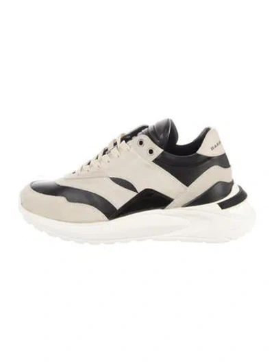 Pre-owned Barbara Bui Leather Athletic Sneakers In Neutrals