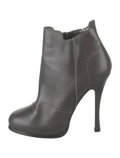 Pre-owned Barbara Bui Leather Boots In Grey