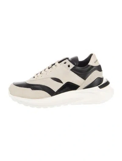 Pre-owned Barbara Bui Leather Chunky Sneakers In Neutrals