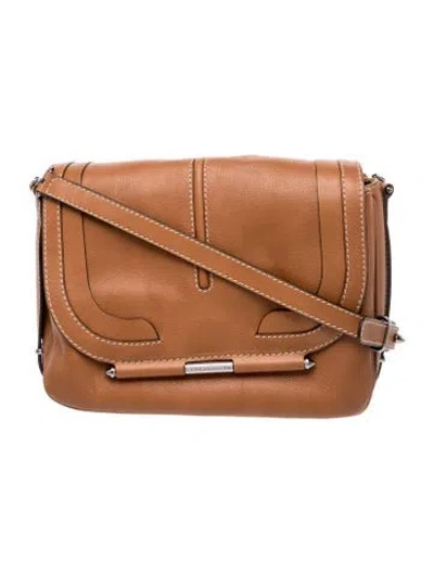 Pre-owned Barbara Bui Leather Crossbody Bag In Brown