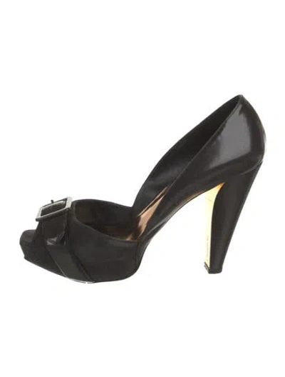 Pre-owned Barbara Bui Leather D'orsay Pumps In Black
