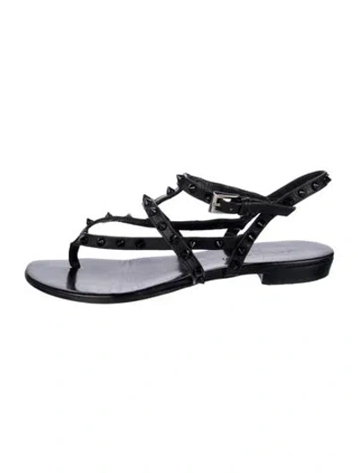 Pre-owned Barbara Bui Leather Gladiator Sandals In Blue
