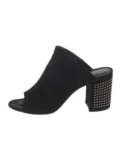 Pre-owned Barbara Bui Leather Mules In Black