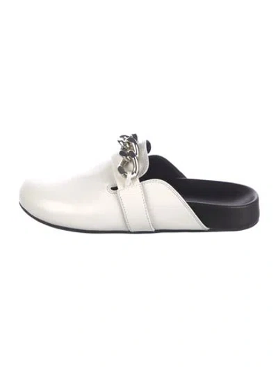 Pre-owned Barbara Bui Leather Mules In White