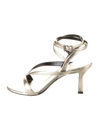 Pre-owned Barbara Bui Leather Sandals In Gold