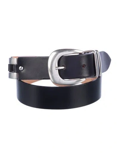 Pre-owned Barbara Bui Leather Waist Belt In Black