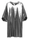 Barbara Bui Metallic Dress In Gray