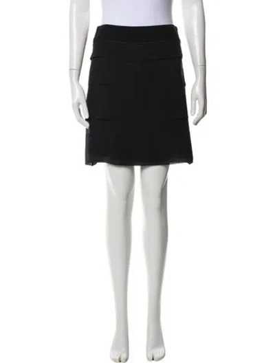 Pre-owned Barbara Bui Mini Skirt In Black