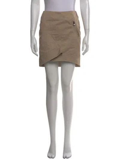 Pre-owned Barbara Bui Mini Skirt In Brown