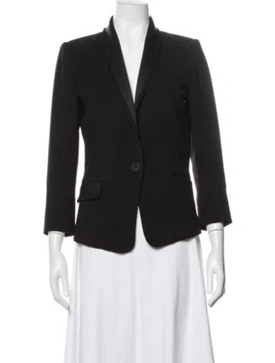 Pre-owned Barbara Bui Nylon Blazer In Black