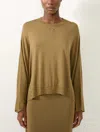 Barbara Bui Oversized Knit Sweater In Camel