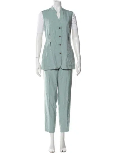 Pre-owned Barbara Bui Pant Set In Green