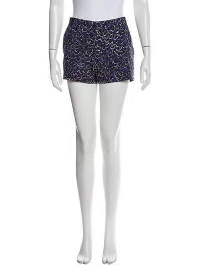 Pre-owned Barbara Bui Printed Mini Shorts In Multi