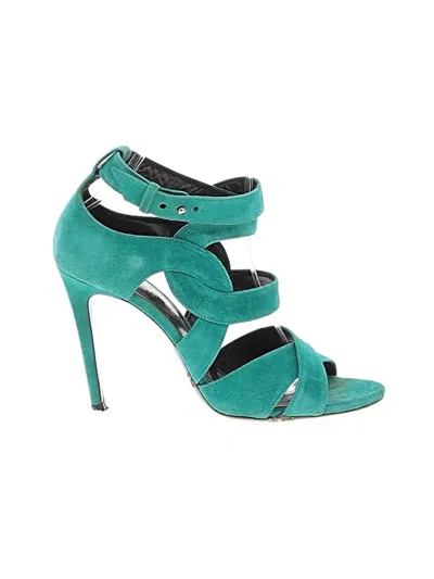 Pre-owned Barbara Bui Sandals In Teal