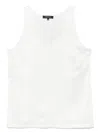 Barbara Bui Silk Top In White