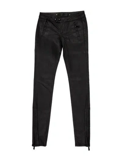 Pre-owned Barbara Bui Skinny Leg Pants In Black