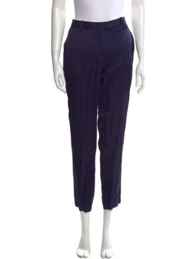 Pre-owned Barbara Bui Skinny Leg Pants In Blue