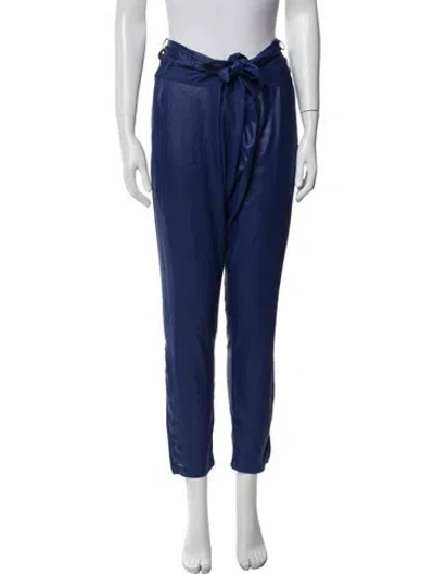 Pre-owned Barbara Bui Skinny Leg Pants In Blue