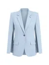 Barbara Bui Slit-sleeve Blazer In Blue