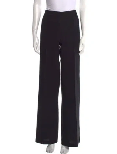 Pre-owned Barbara Bui Straight Leg Pants In Black