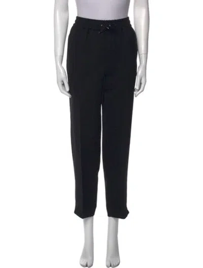 Pre-owned Barbara Bui Straight Leg Pants In Black