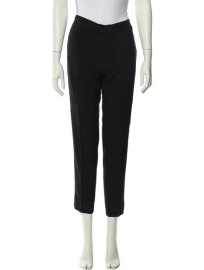 Pre-owned Barbara Bui Straight Leg Pants In Black