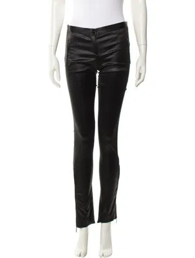 Pre-owned Barbara Bui Straight Leg Pants In Black