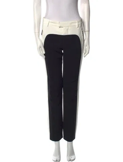Pre-owned Barbara Bui Straight Leg Pants In Black