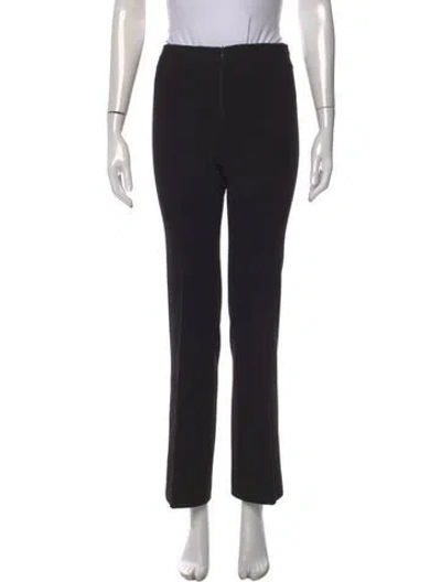 Pre-owned Barbara Bui Straight Leg Pants In Black