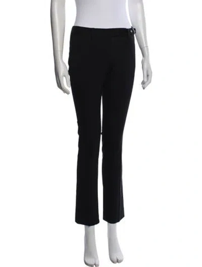 Pre-owned Barbara Bui Straight Leg Pants In Black
