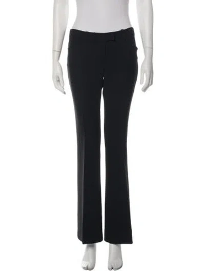 Pre-owned Barbara Bui Straight Leg Pants In Black