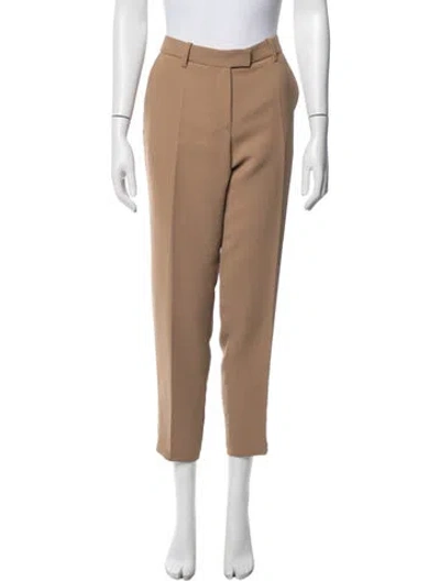 Pre-owned Barbara Bui Straight Leg Pants In Brown