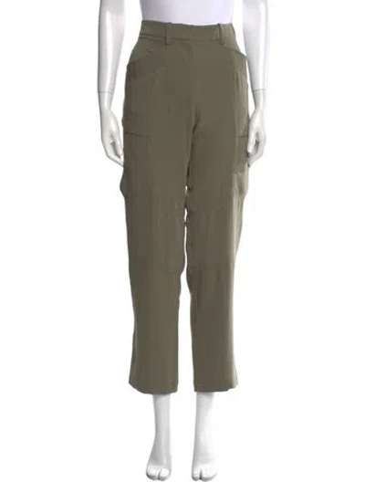 Pre-owned Barbara Bui Straight Leg Pants In Green