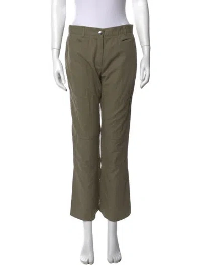 Pre-owned Barbara Bui Straight Leg Pants In Green