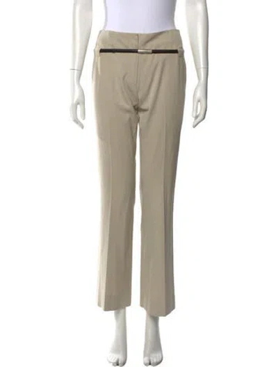 Pre-owned Barbara Bui Straight Leg Pants In Neutrals