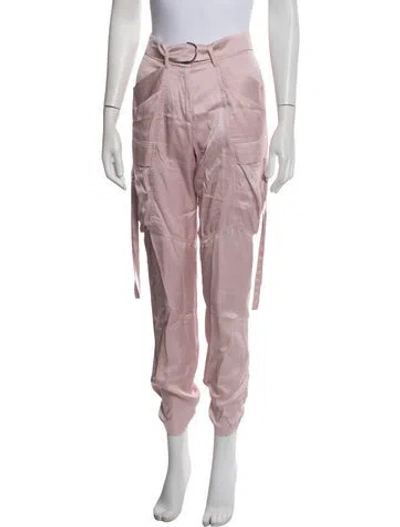Pre-owned Barbara Bui Straight Leg Pants In Pink