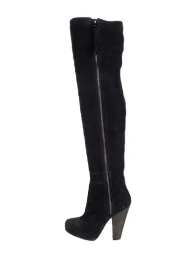 Pre-owned Barbara Bui Suede Boots In Black
