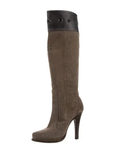 Pre-owned Barbara Bui Suede Boots In Brown