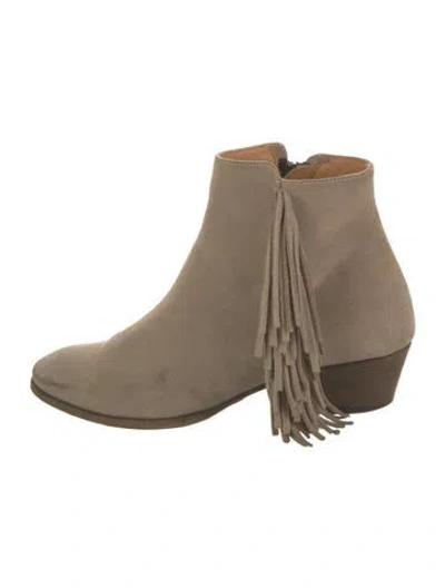 Pre-owned Barbara Bui Suede Boots In Neutral