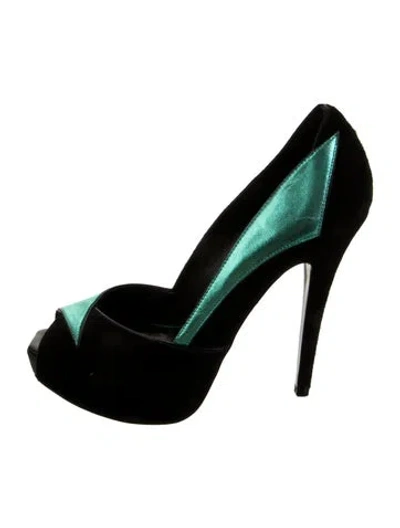 Pre-owned Barbara Bui Suede Pumps In Black