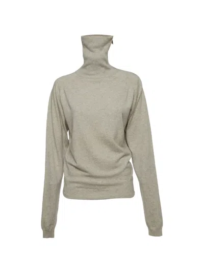 Pre-owned Barbara Bui Turtleneck Sweater In Neutral