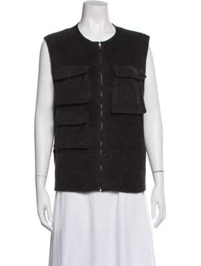 Pre-owned Barbara Bui Vest In Gray