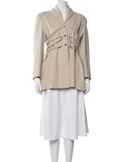 Pre-owned Barbara Bui Vintage Late 1990's - Early 2000's Jacket In Neutral