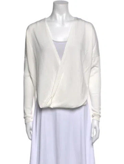 Pre-owned Barbara Bui V-neck Sweater In Neutral
