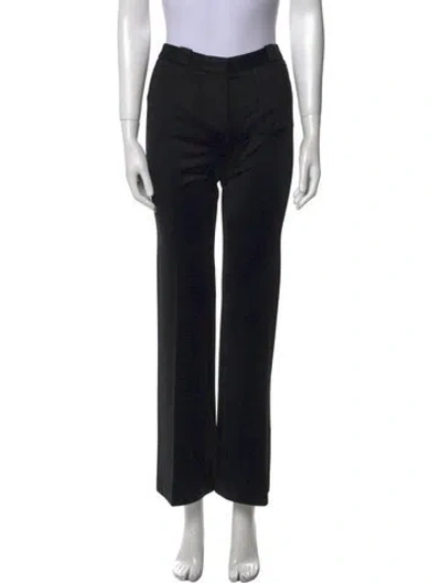 Pre-owned Barbara Bui Wide Leg Pants In Black